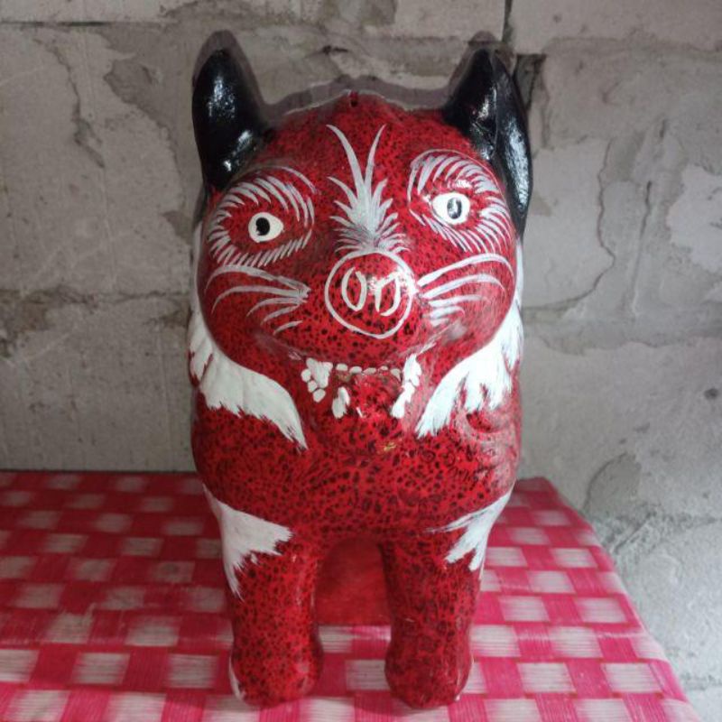 Celengan dari tanah liat HARIMAU