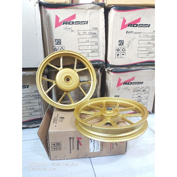 VELK RODA BAN VELG ROSI VARIO 125-150 MODEL CALISTO UKURAN 185-215 RING 14 WARNA GOLD