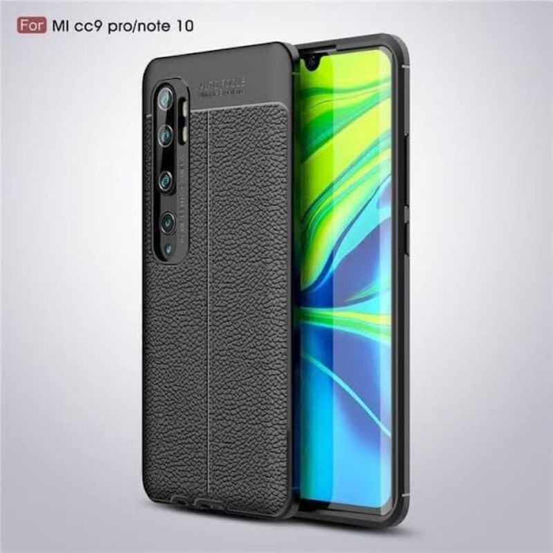 XIOMI NOTE 10 / XIOMI NOTE 10 PRO AUTO FOCUS SOFT CASE KULIT JERUK