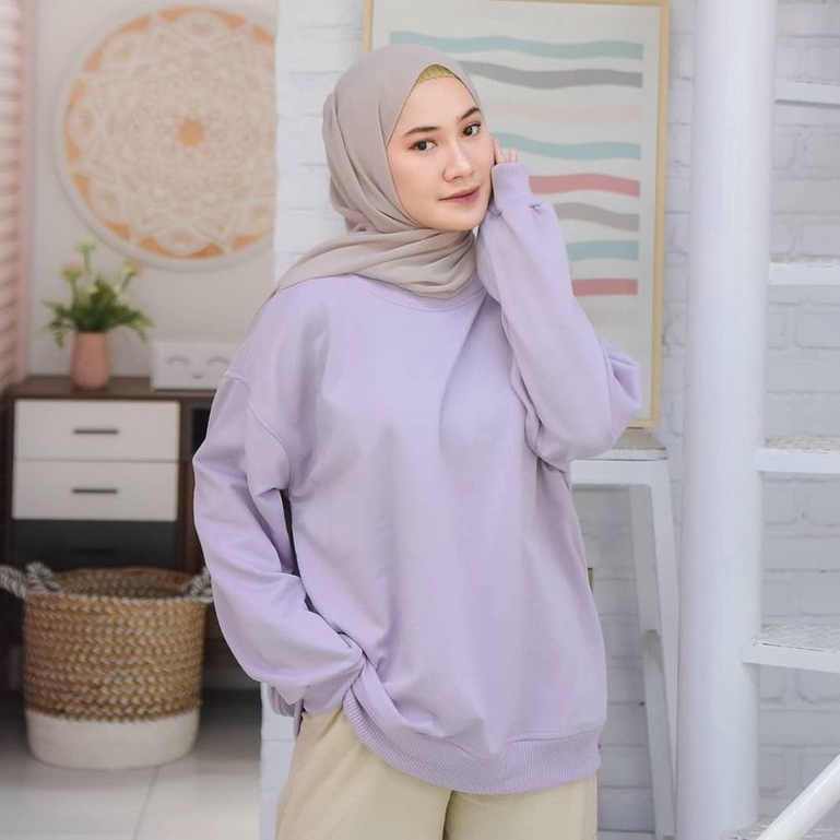 Basic Oversize - Sweater Oversize Wanita