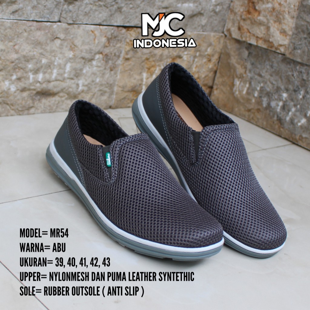 MJC INDONESIA SEPATU PRIA CASUAL SLIP ON ORIGINAL MR54A-1
