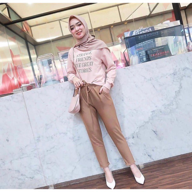 bisa COD MILANO PANTS Celana Panjang Hits Wanita Termurah Muslim Ootd