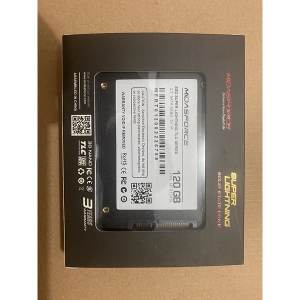 SSD MIDASFORCE 120GB SATA III RESMI