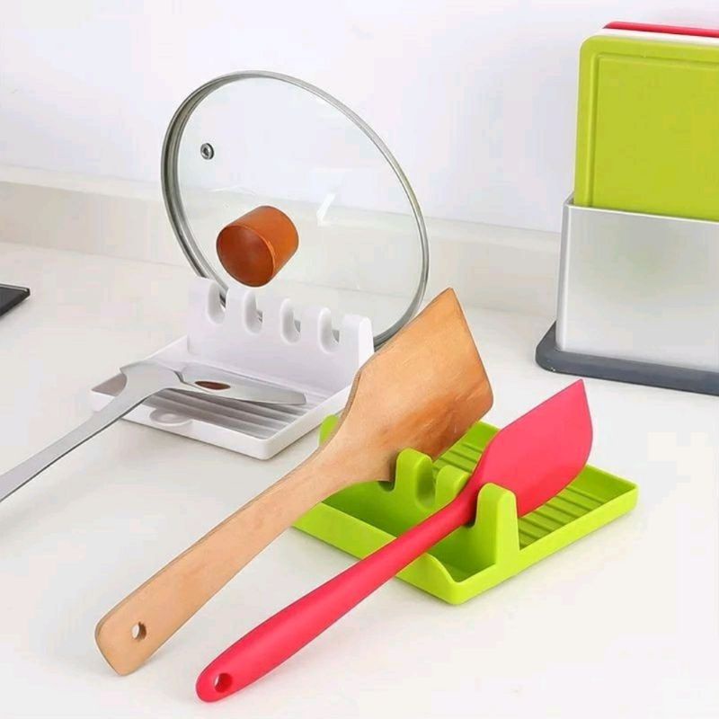 Spatula Holder Tatakan Sutil Tatakan Alat Masak Rak Spatula Sutil Tutup