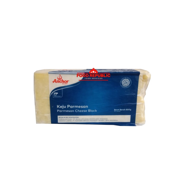 

Keju- Parmesan Cheese Block Anchor 800 Gr / Keju Parmesan Blok Anchor Halal -Keju.