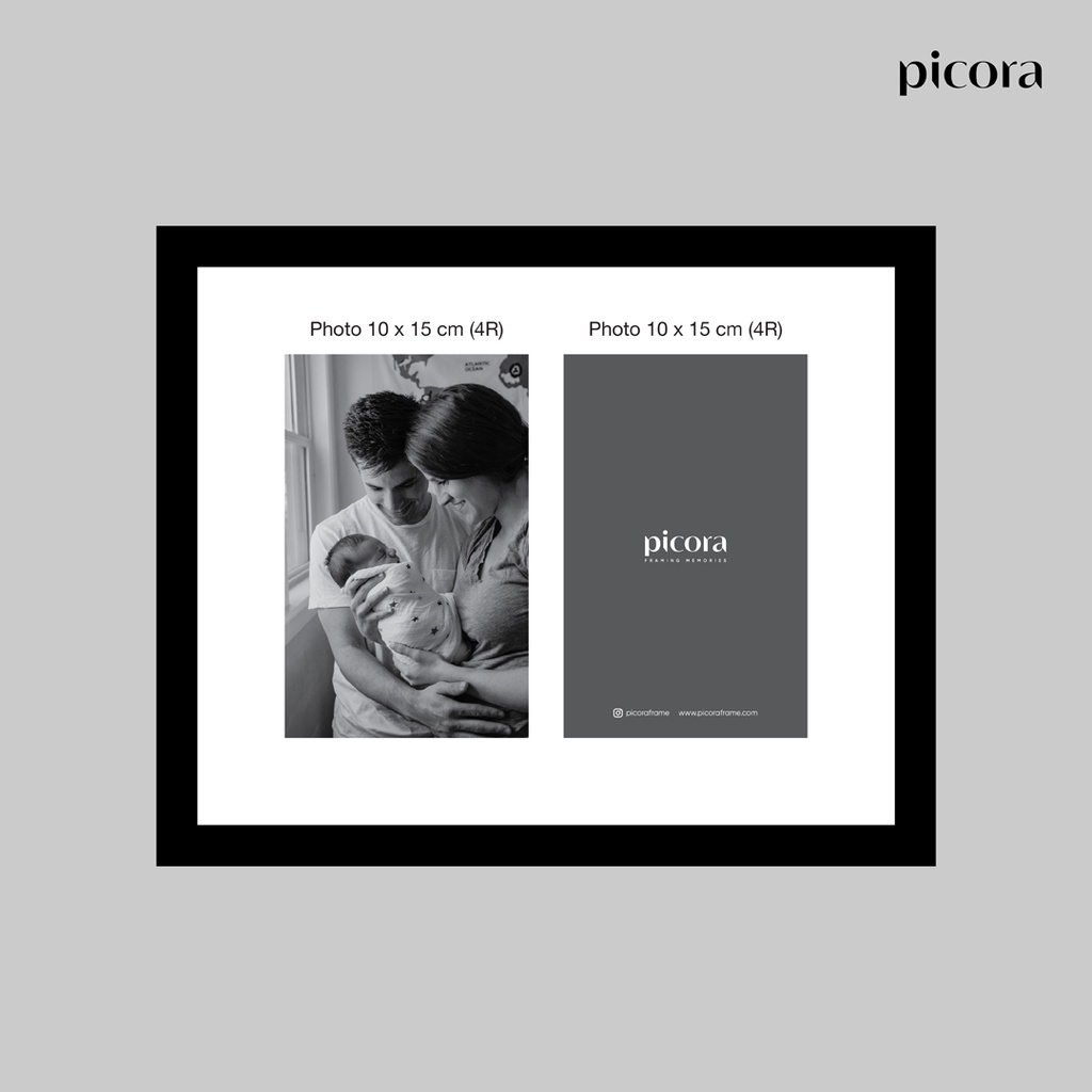 PICORA ARTE Multi Opening Frame 20x25cm 8R/2op Bingkai Foto Dinding