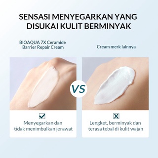 ✨ AKU MURAH ✨ Bioaqua 7X Ceramide Skin Barrier Repair Moisturizer Cream 50gr BPOM / Pelembab Wajah