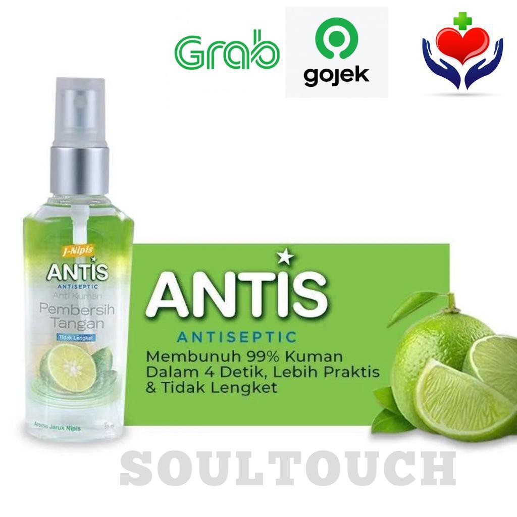 HAND SANITIZER ANTIS SPRAY KEMASAN ORIGINAL 55 ml dan 30 ml