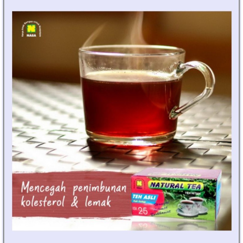 

Natural Teh Celup Nasa Mencegah Kolestrol 25 Sachet