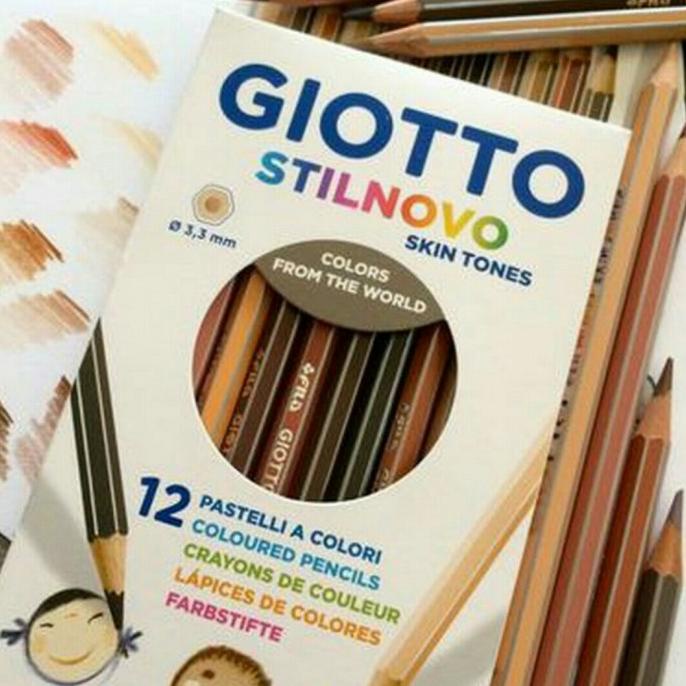 

pensil warna giotto stilnovo skin tone isi 12