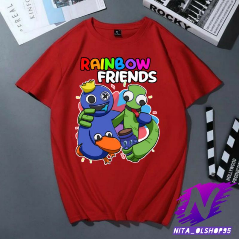 baju anak rainbow friends baju rainbow friends baju kaos anak rainbow friends kartun anak