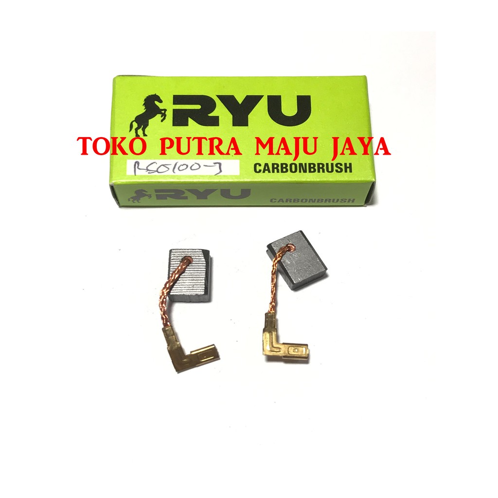 Carbon Brush RYU / Arang Mesin Disc Gerinda RSG100-3 RYU Original
