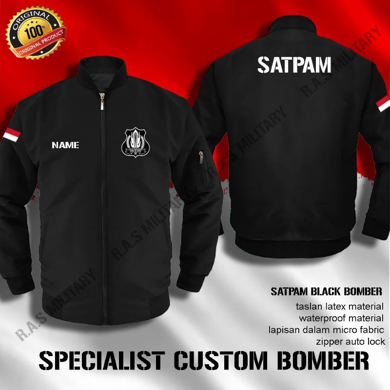 jaket satpam / bomber satpam terbaru
