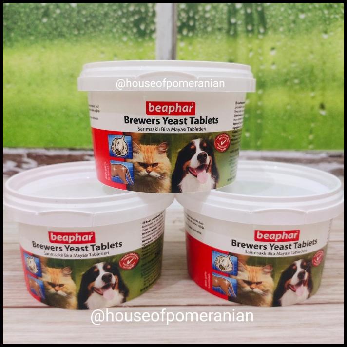 Beaphar Brewers Yeast Tablet Dog Cat Vitamin Bulu Kulit Anjing Kucing Diskon
