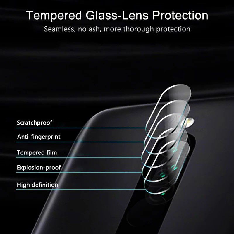 Tempered Glass Pelindung Lensa Kamera Redmi 8 8A Redmi 8A Pro Redmi 9 Redmi 9A Redmi 9C Redmi 9T