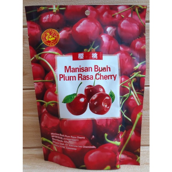 ✔MURAH Manisan Buah Plum Rasa Cherry 220gr / Permen Plum / Plum