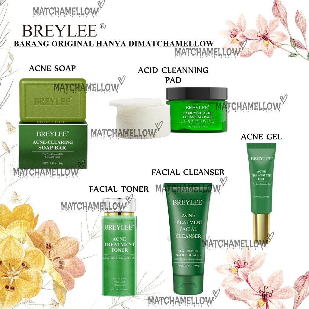 ❄️MATCHA❄️ BREYLEE TEA TREE ACNE SERIES - ACNE TREATMENT BPOM