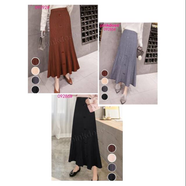 ||PINKDOSE|| ROK RAJUT KANCING || PREMIUM QUALITY ~ IMPORT