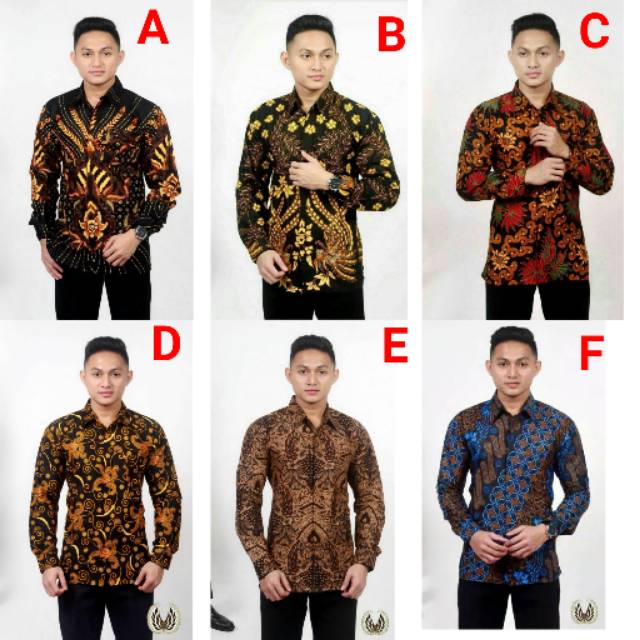 Kemeja Batik Pria PPBTK07 Modern Lengan Panjang Casual Modis Trendy masa kini M L XL ASLI PEKALONGAN