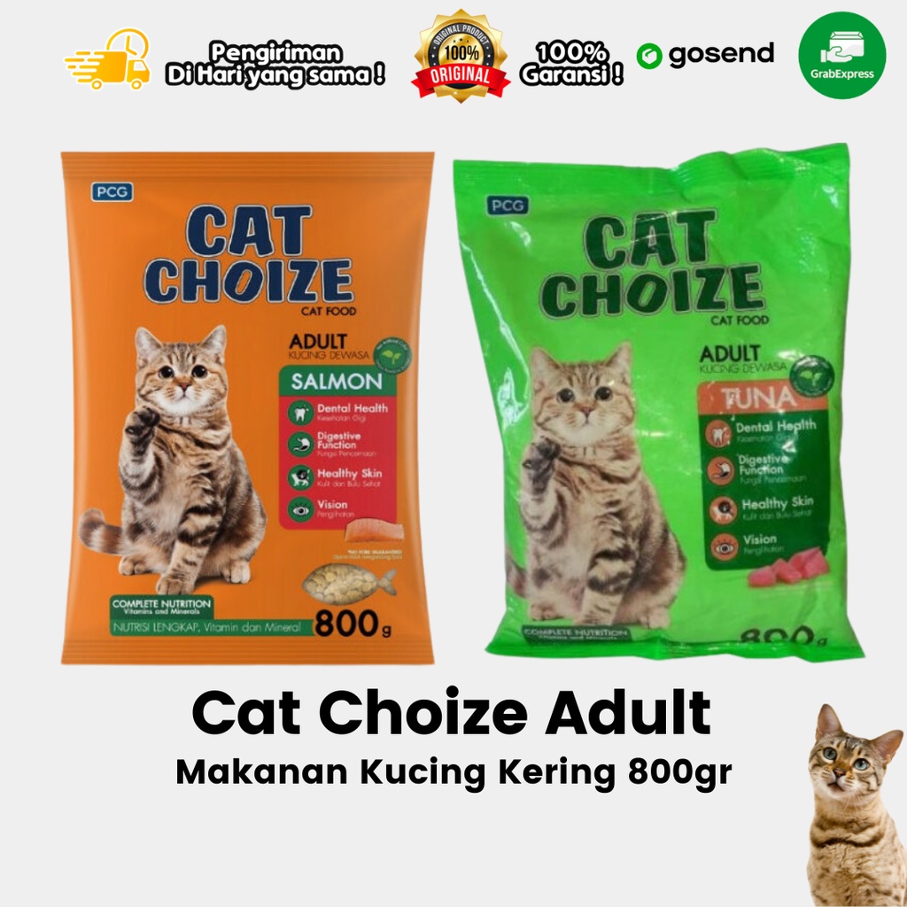 Makanan Kucing Kering Dry Food Cat Choize Adult 800gr