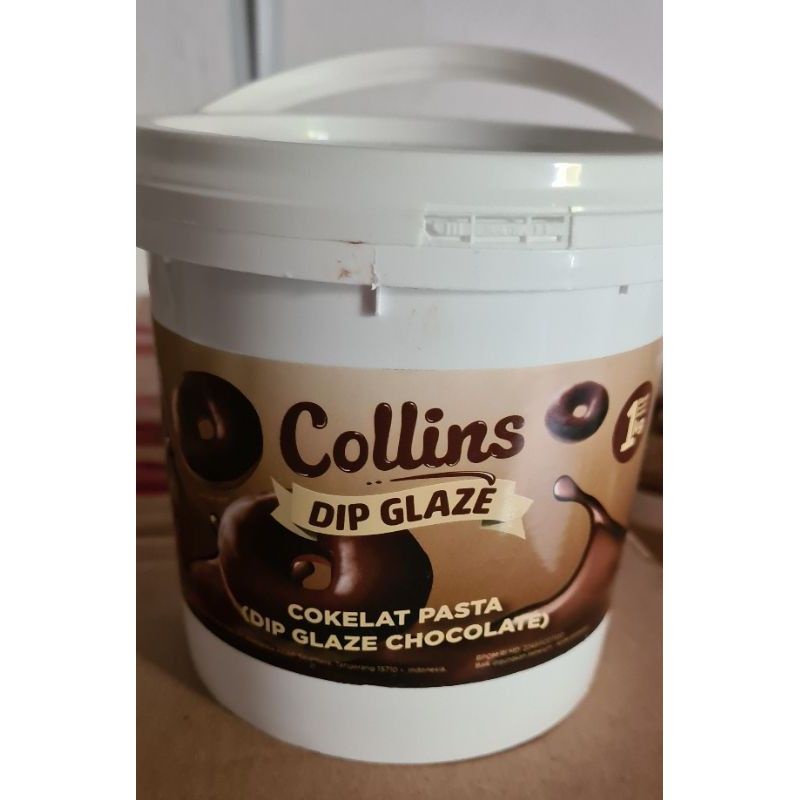 

COLLINS DIP GLAZE COKLAT 1KG