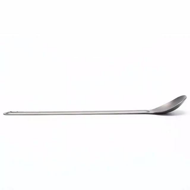 Titanium spoon long handle sendok Ultralight portable outdoor camping