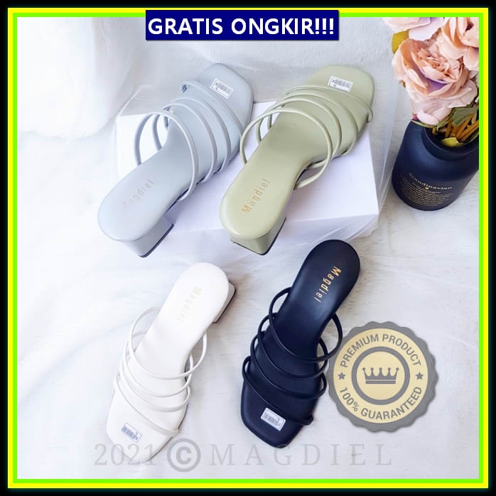Sendal Sandal Sandals Sepatu Cewek Perempuan Rumah Santai Outdoor Indoor Kondangan Hangout Selop Kar