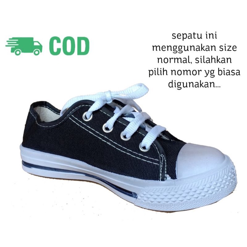 Sepatu Sekolah NB Anak TK Dan SD Tali