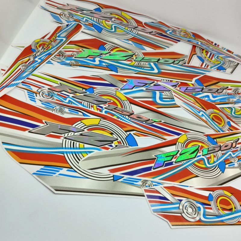 STIKER STRIPING TRANSPARAN HOLOGRAM VIXION NEW NVL FZ