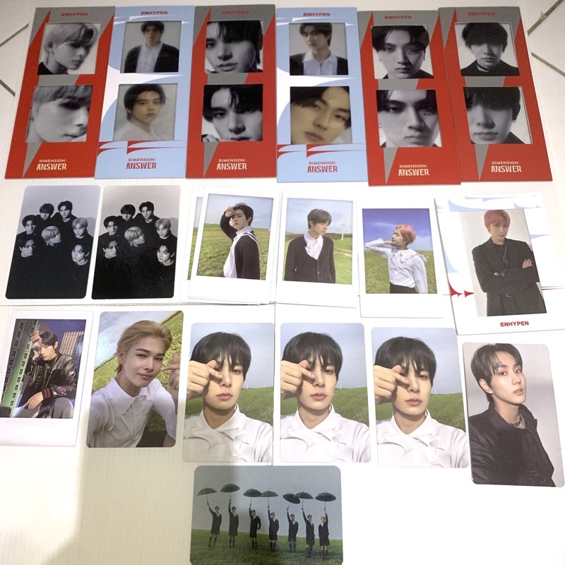 (READY STOCK) PHOTOCARD PC ENHYPEN OFFICIAL DIMMENSION ANSWER JUNGWON JAKE NIKI SUNGHOON JAY SUNOO H