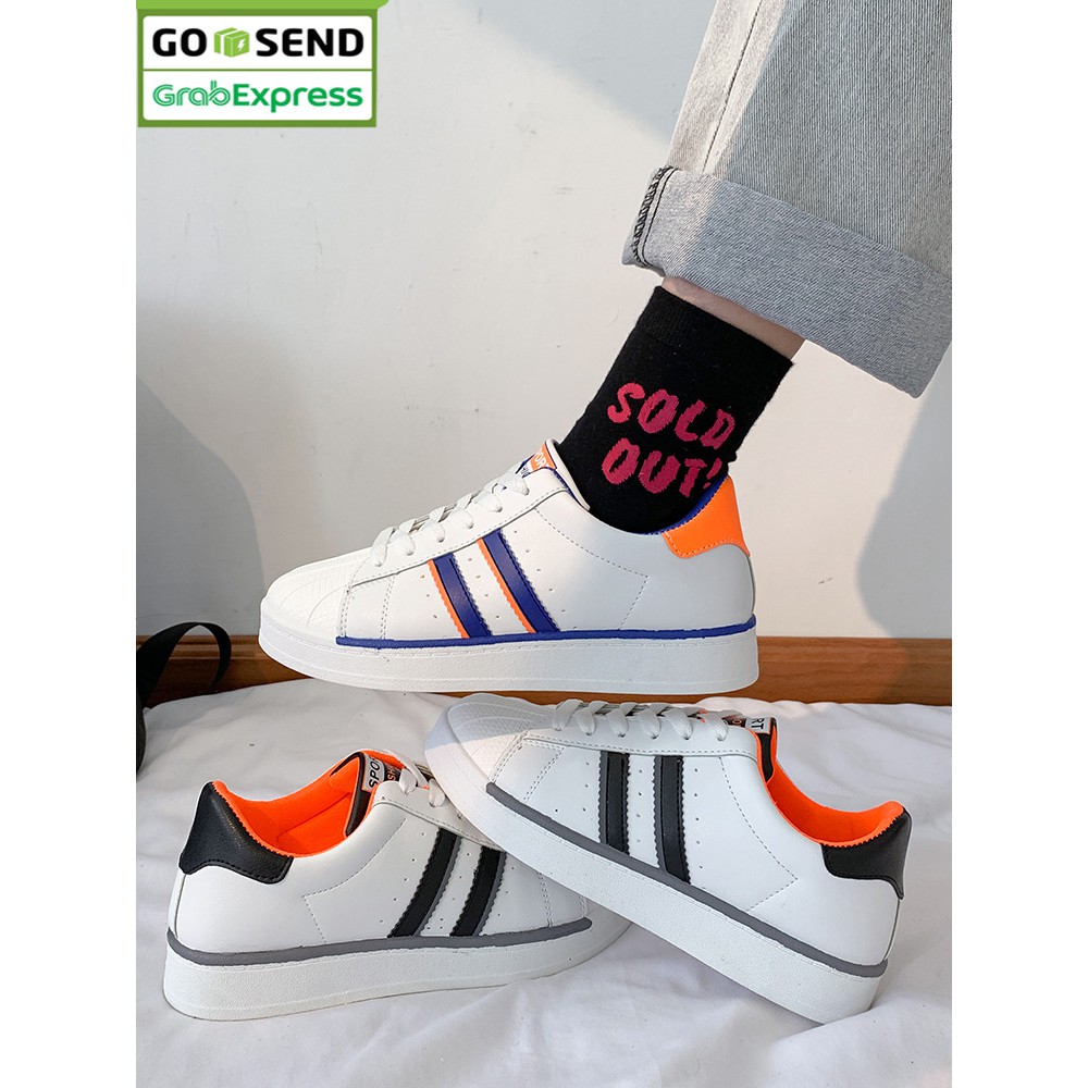 BISA COD &gt; &gt; &gt; 1092 Two Stripes Cloud Sneakers