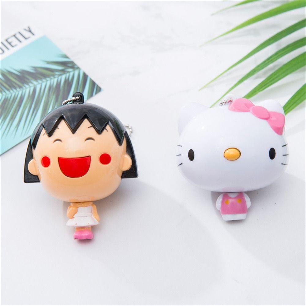 Lanfy Soft Ruler Mini Body Portable Retractable Meter Tape Measure Gantungan Kunci Penggaris Baju