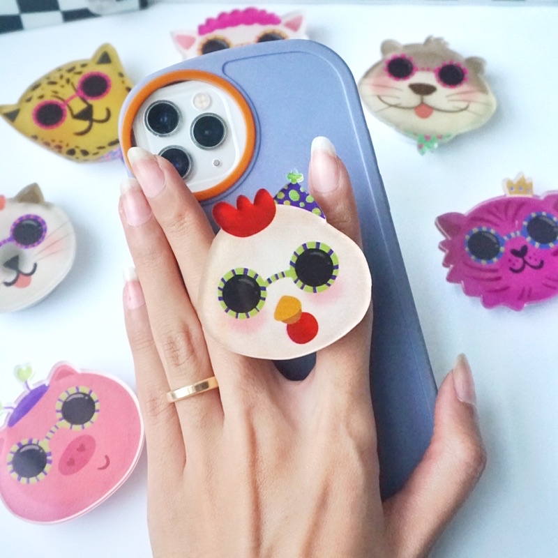 Cute Pets Club Popsocket by Yeele