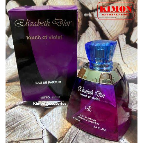 PARFUM ELIZABETH DIOR VIOLET 100ML EAU DE PARFUM BPOM ORIGINAL UNISEX PRIA WANITA