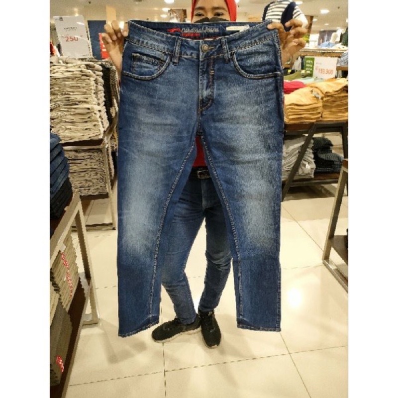 CELANA JEANS PRIA CARDINAL ORIGINAL 100%