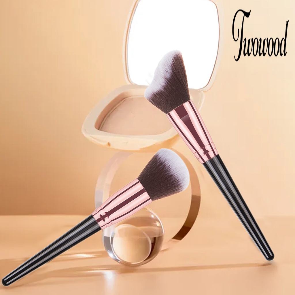 1 Set Brush Makeup Bulu Ringan Mudah Dibersihkan Untuk Wanita