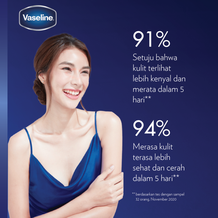 Vaseline Healthy Bright​ Gluta Hyaluron &amp; Peptide Serum Lotion Overnight 330ml