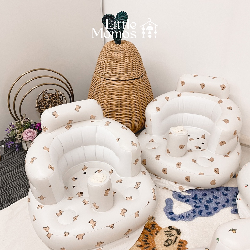 Little Momos Premium Baby Sofa Bear Edition | Pelampung Bayi Premium