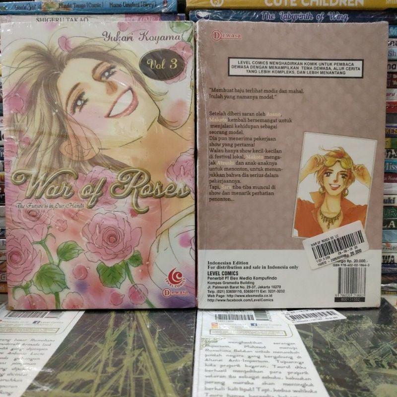 komik war of roses vol 2,3,13,14,16