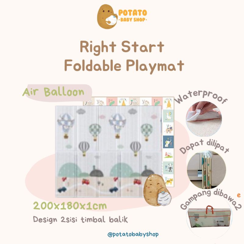 Right Start - Folding Mat / Playmat Karpet Lipat