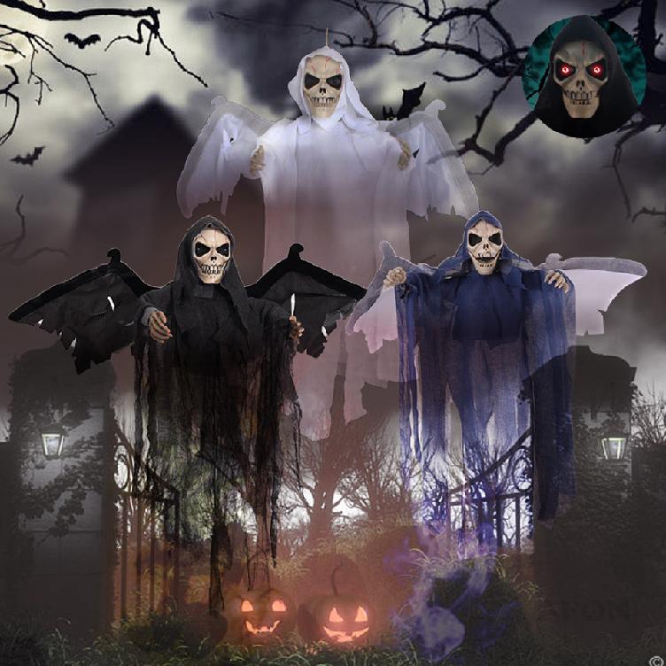 Cod Wings Halloween Glowing Bar Rumah Hantu Kelelawar Terbang Hantu Halloween Dekorasi 741 Shopee Indonesia