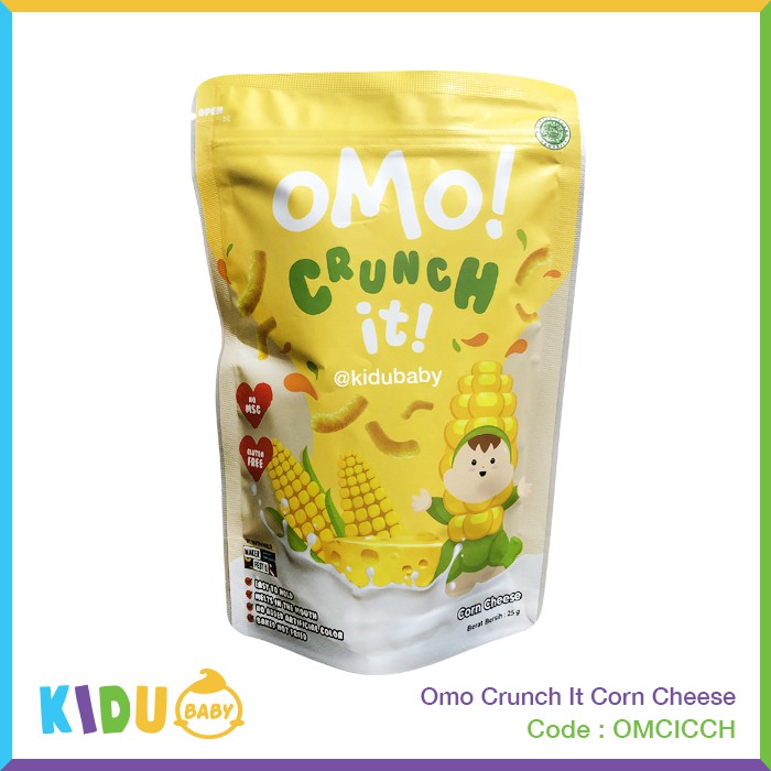 Snack Bayi / Cemilan Anak Omo Crunch It Kidu Baby