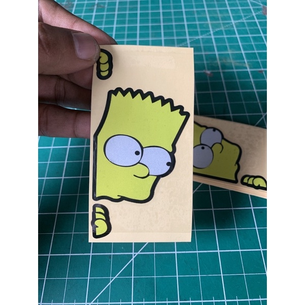 stiker the simpsons stiker motor stiker kartoon