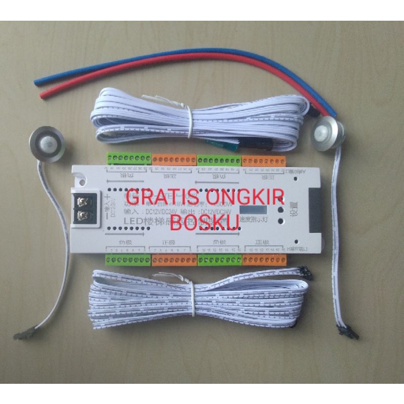 MODUL LAMPU TANGGA OTOMATIS-LAMPU TANGGA SENSOR GRAK
