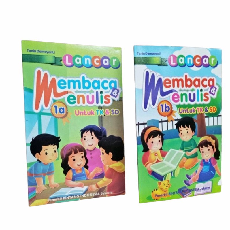 Jual Buku Lancar Membaca Dan Menulis 1a & 1b Untuk TK/PAUD/ | Shopee ...