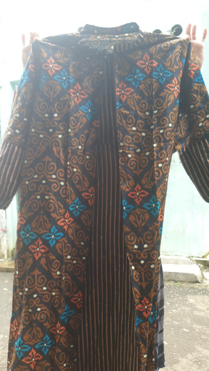 Ms Gamis Batik Sriwedari Maxi Super Jumbo Xxxl Ld 120