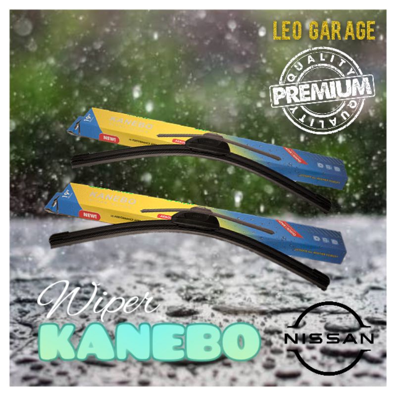 WIPER BLADE FRAMELESS AEROFIT MOBIL NISSAN ALL TYPE SAPU KACA KANEBO