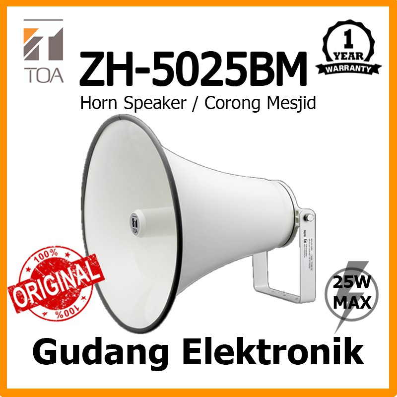 TOA Corong Masjid  ZH-5025BM (25watt)