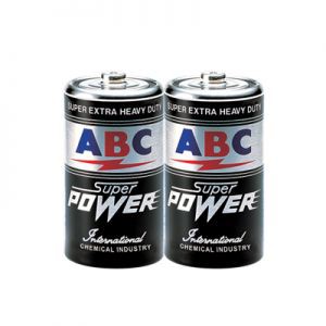 ABC BATERAI BESAR R-20 HITAM ISI 2 PCS