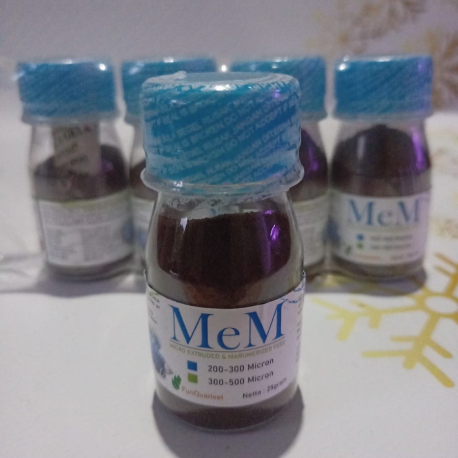 PAKAN IKAN CUPANG MEM 200 - 300 Micron 25gr